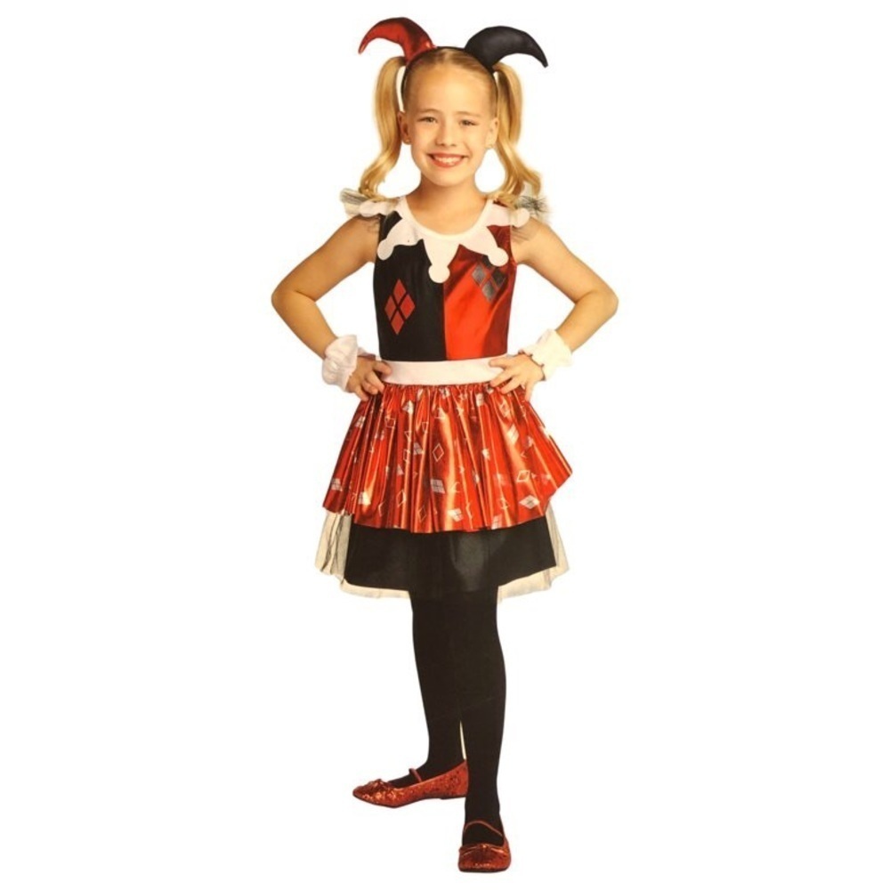 Dc Comics Harley Quinn Costume Size Small (4-6)